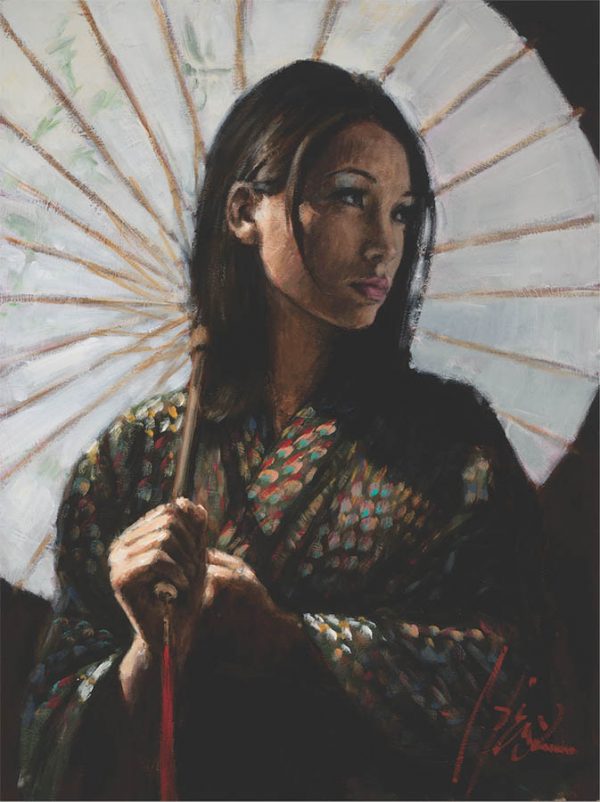 Michiko II with White Umbrella