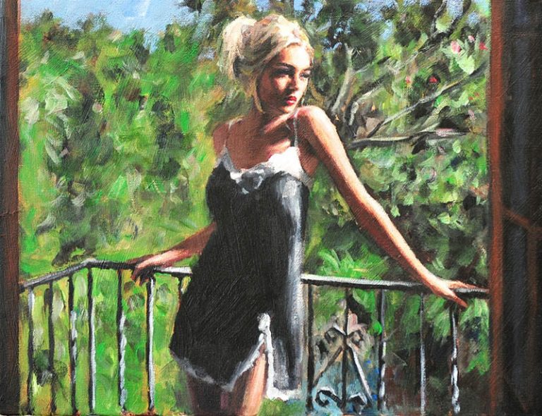 Sally At The Sun Painting Fabian Perez Art Sally At The Sun Painting Fabian Perez Art