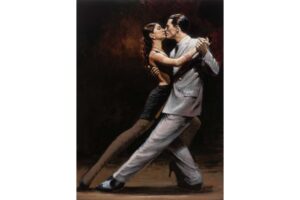 Tango in Paris painting