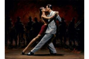 Tango in Paris II painting