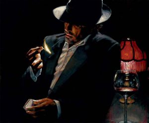 Man Lighting Cigarette II