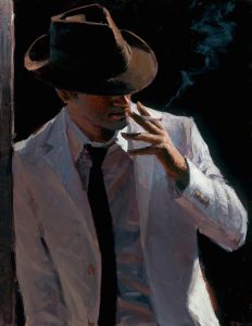 Marcus with Hat and Cigarette