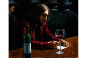 Man at the Bar VII painting