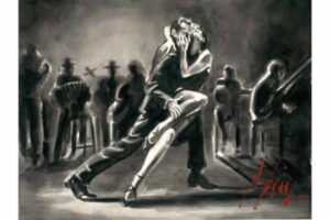Tango - Ink painting