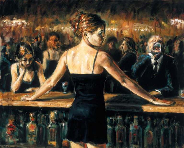The Bartender Fabian Perez Official Artist Website the-bartender-fabian-perez-official-artist-website