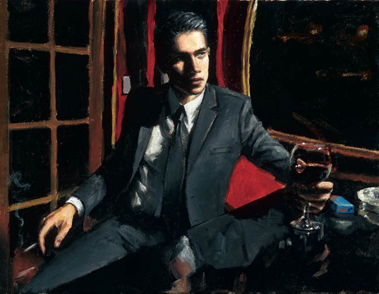 Mr. Clark IV painting | Fabian Perez Art