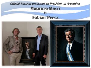 Mauricio Maxcri portraiot by Fabian Perez