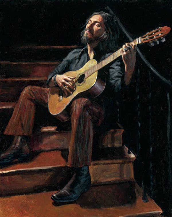 Self Portrait with Guitar