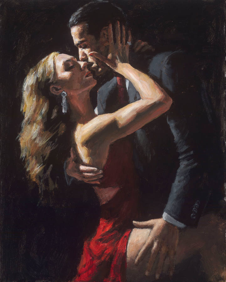 Buy a U.S. limited edition giclée of Tango en San Telmo V painting by Fabia...