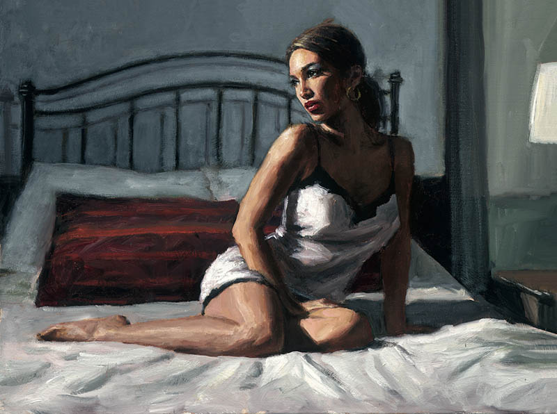 Buy a U.S. limited edition giclée of Analucia I painting by Fabian Perez. 