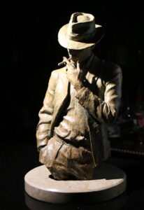 Man Smoking (bust sculpture)