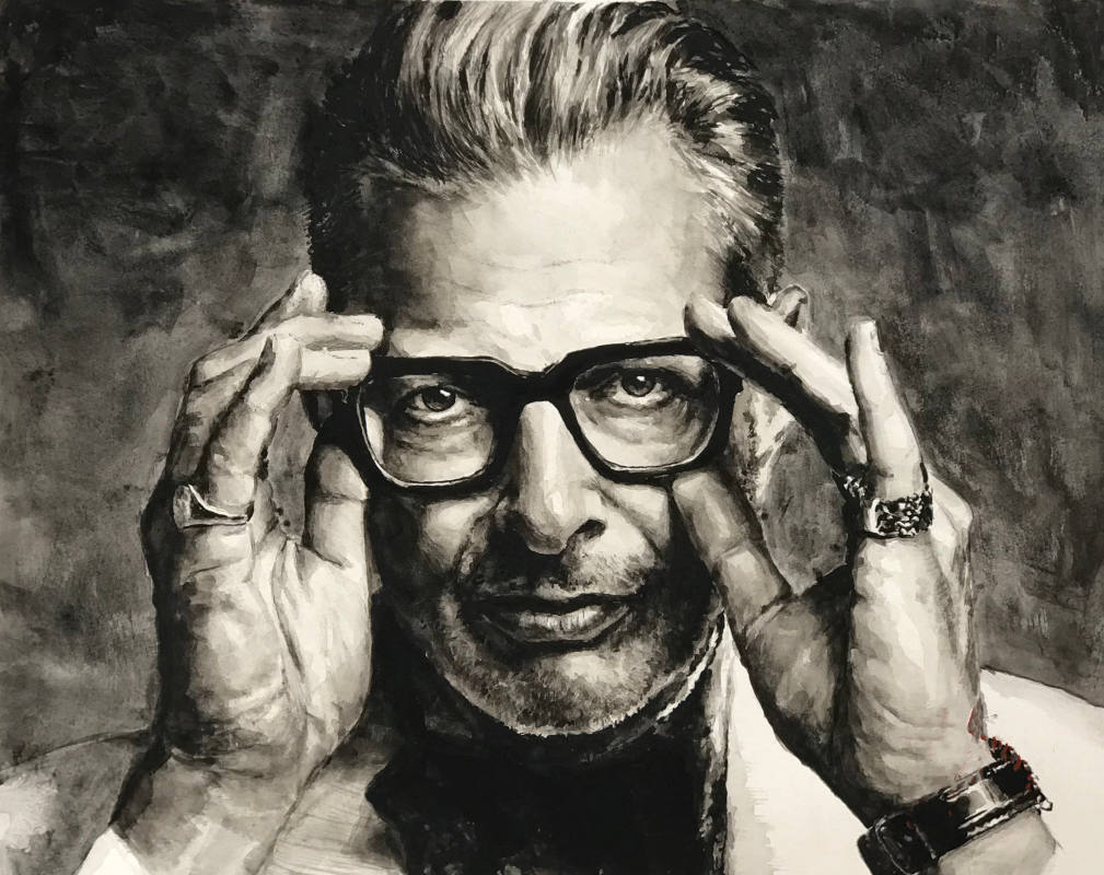 Jeff Goldblum portrait