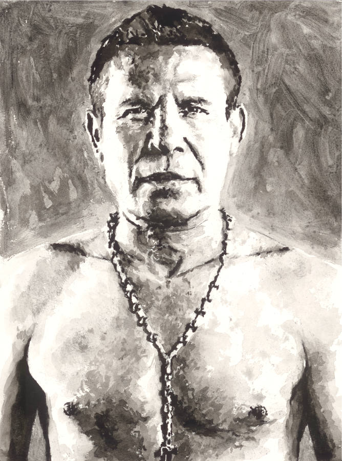Julio Cesar Chavez portrait