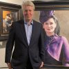 Lord Spencer standing next to Lady Spencer portrait by Fabian Perez