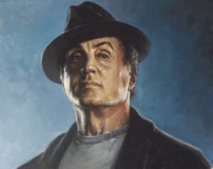 Sylvester Stallone portrait