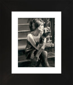 SABAONTHESTAIRSWITHREDWINEINK