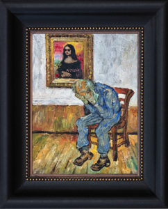 Tears of Van Gogh Black Frame